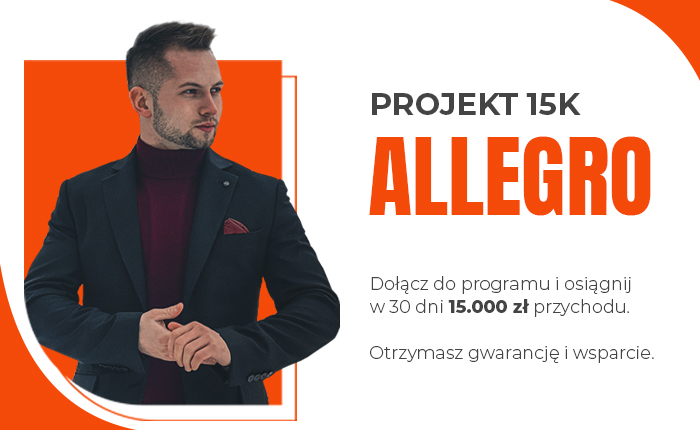 Allegro: Projekt szkoleniowy 15k w 30 dni